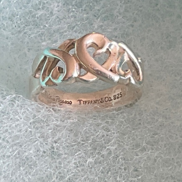 Tiffany & Co. Silver Heart Ring - Picture 4 of 7